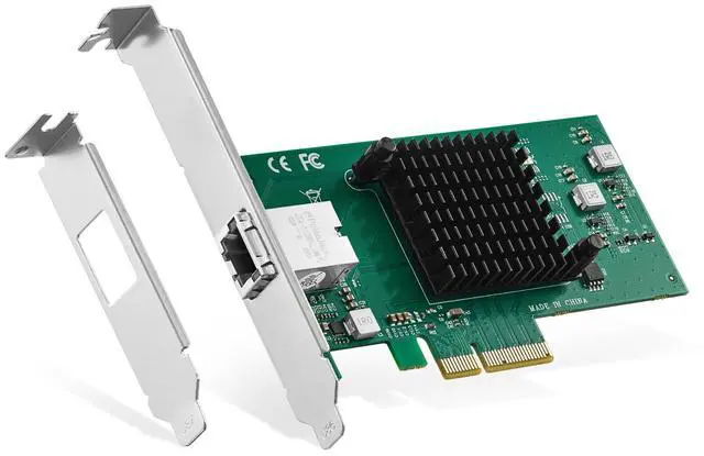 Main image of 10G PCIe Network Adapter, AQUANTIA AQC107 chip Binardat LAN Ethernet Controller, 10G/5G/2.5G/1G/100Mbps RJ45 NIC Card,Support PXE for Windows/Linux