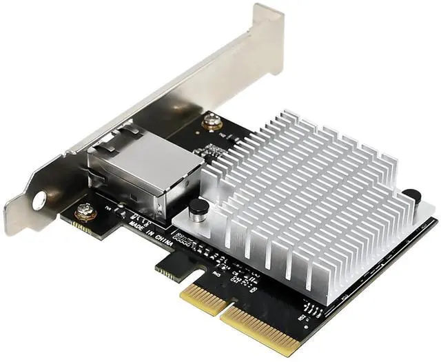 Alt view image 5 of 6 - C&N Single Port 10Gbps PCIe x4 Server NIC Network Card Adapter with Marvell AQC107S Chipset Controller Support Mac