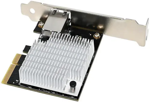 Alt view image 6 of 6 - C&N Single Port 10Gbps PCIe x4 Server NIC Network Card Adapter with Marvell AQC107S Chipset Controller Support Mac