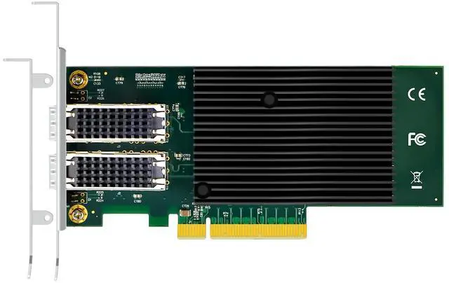 Main image of C&N 2-Port 10G SFP+ Ethernet Network Card with Intel X710 Controller, PCIE 3.0 X8 Interface, Support Windows 11/10/Windows Server/Linux/ESX/VMware ESXi(Not Support Mac OS)