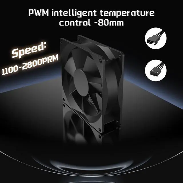 Alt view image 3 of 7 - Micro ATX case, Mini itx case with USB3.0, USB2.0 I/O Port,&Standard ATX PSUs, matx case Side Panel Ventilated Airflow DesignWith Dust Mesh FilterBlack
