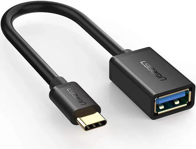 Main image of USB C to USB Adapter, USB Type C Male to USB 3.0 Female Adapter OTG Cable Compatible with Mackbook Pro 2018/2017/2016, Dell XPS 15/13, Samsung Galaxy Note 9 8 S9 S8 Plus and More