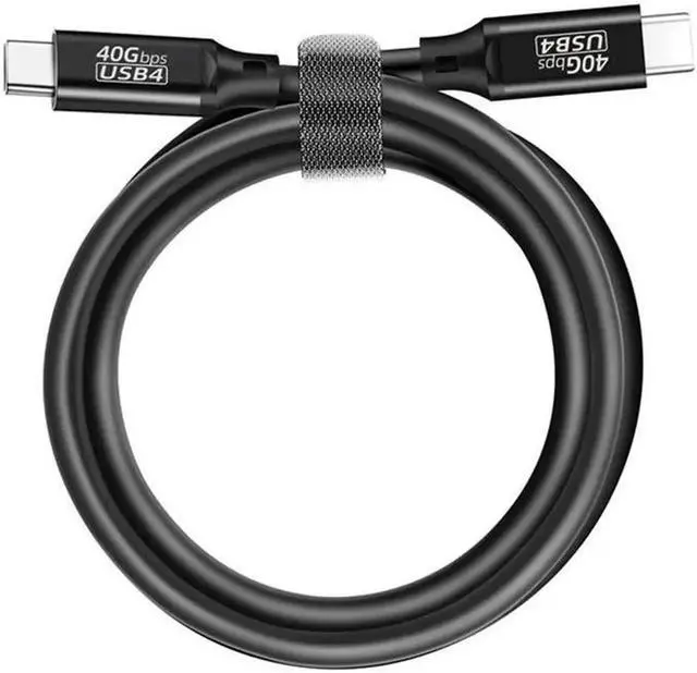 Main image of [1.6Ft] USB4 Cable Support 40GBps Data Transmission, 240W (48V5A) PD Super Fast Charge, 8K@60Hz HD Extension for SSD, Samsung,Steam Deck,Switch,eGPU,MacBook