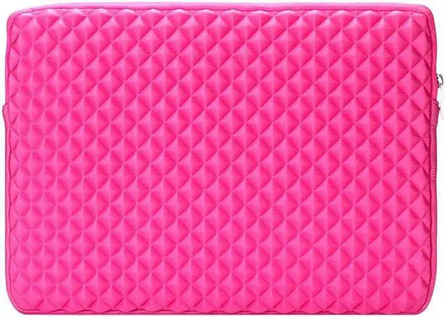 Main image of Diamond Foam Splash & Shock Resistant Neoprene Travel Bag for 11 - 12.5 Inch Ultrabook,Laptops,tablet PC, Macbook, Chromebook (Pink)