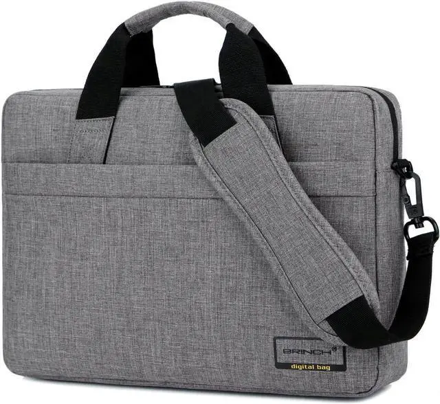 Main image of 13"13.3" 14" 14.6" 15" 15.4" 15.6" Laptop Shoulder Bag Messenger Bag for Macbook Air PRO Retina Laptop / Notebook / MacBook / Ultrabook / Chromebook Computers,(13-13.3 Inch,Gray)