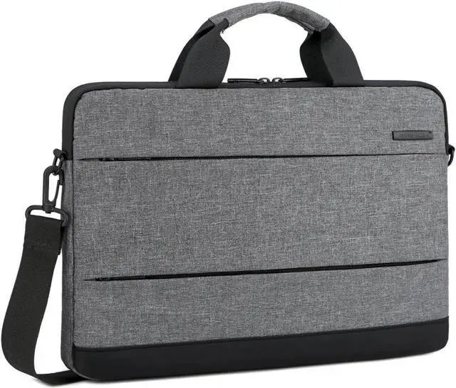 Alt view image 4 of 7 - 13.3 Inch Laptop Computer Shoulder Bag Laptop Messenger Sleeve Notebook Cases for Work / Travel,Fits 13 - 13.3 Inches Laptop / Notebook / MacBook / Ultrabook Computer,Gray