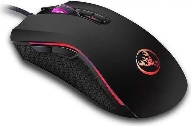 Alt view image 2 of 7 - HXSJ A869 Wired Mouse Player mice 7 Button 5 Optical DPI Up to 3200 for Professional Game Player For Laptop Professsional Mouse