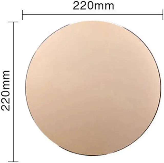 Alt view image 4 of 6 - Mouse Pad Round Aluminum Alloy Gaming Mouse Pads Non-Slip PU Base Micro Sand Blasting Aluminum Surface Nice Smooth Top Sleek and Very Easy to Clean for Computer Laptop,8.66"x8.66"x0.08"