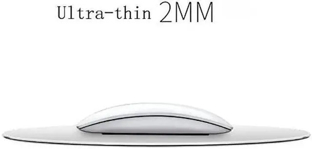 Alt view image 4 of 7 - Mouse Pad Round Aluminum Alloy Gaming Mouse Pads Non-Slip PU Base Micro Sand Blasting Aluminum Surface Nice Smooth Top Sleek and Very Easy to Clean for Computer Laptop,8.66"x8.66"x0.08"