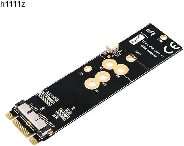 Main image of BCM94360CD BCM94360CS2 BCM943224PCIEBT2 12+6 Pin Bluetooth WiFi Wireless Card Module to M.2 NGFF Key B+M Adapter for Mac OS