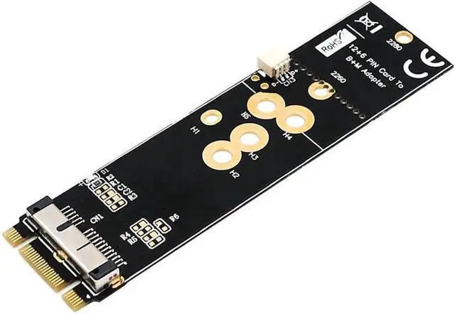 Main image of BCM94360CD BCM94360CS2 BCM943224PCIEBT2 12+6 Pin Bluetooth WiFi Wireless Card Module to M.2 NGFF Key B+M Adapter for Mac OS