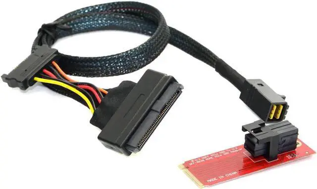 Alt view image 4 of 5 - Chenyang U.2 U2 Kit SFF-8639 NVME PCIe SSD Adapter & Cable for Mainboard Intel SSD 750 p3600 p3700 M.2 SFF-8643