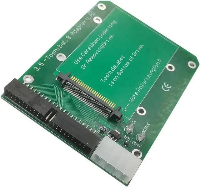Main image of 50PIN 1.8" Micro Drive to 3.5" 40pin IDE 1.8 Adapter for Toshiba Hard Disk Drive