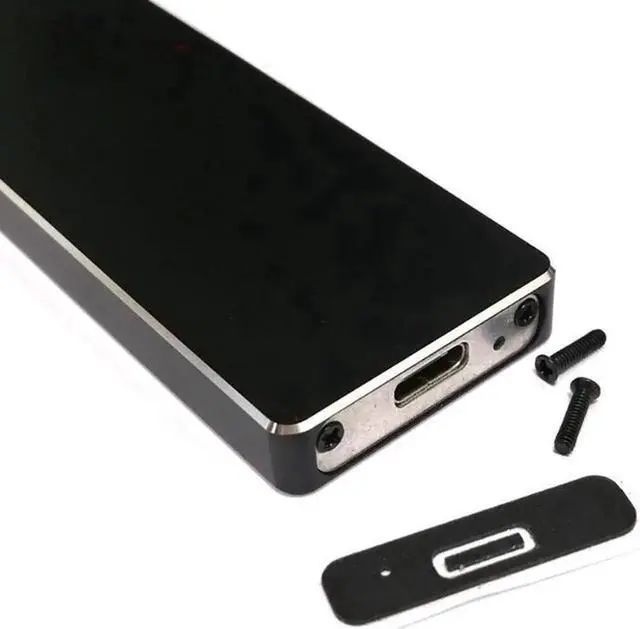Alt view image 2 of 5 - NGFF External Hard Drive Case, Portable M.2 Hard Drive External Case Type-C HDD Case for Mac Laptop, Only Case