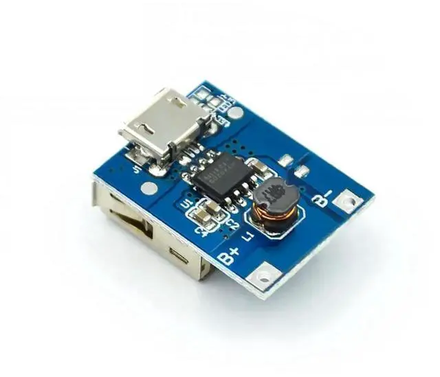 Alt view image 3 of 4 - 5PCS 5V Boost Step Up Power Module Lithium LiPo Charging Protection Board LED Display USB for DIY Charger 134N3P Program