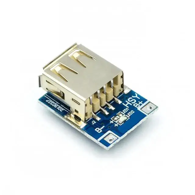 Alt view image 2 of 4 - 5PCS 5V Boost Step Up Power Module Lithium LiPo Charging Protection Board LED Display USB for DIY Charger 134N3P Program