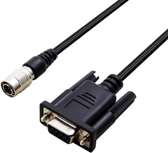 Alt view image 2 of 2 - Hirose-Cable de datos para NIKON DTM352,DMT452,D, estación Total, 6 pines, DB9