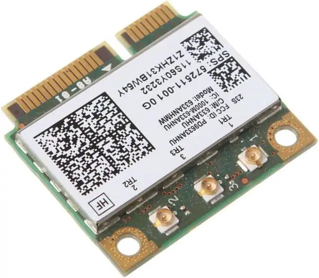 Alt view image 2 of 4 - Dual Band 6300AN Half Mini PCIe for In-tel Wireless Wifi Card 450M for H-P 8770w 8760w 8770w 6460b 8460w 2560p SPS:572511-001