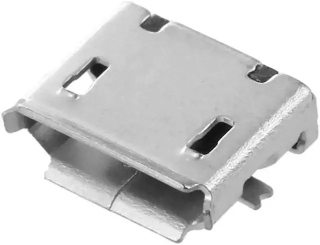 Alt view image 2 of 4 - 5pcs USB Micro Type-B 5pin Female Jack Connector SMT Socket Surface Mount