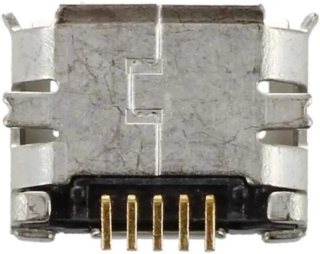 Alt view image 4 of 4 - 5pcs USB Micro Type-B 5pin Female Jack Connector SMT Socket Surface Mount