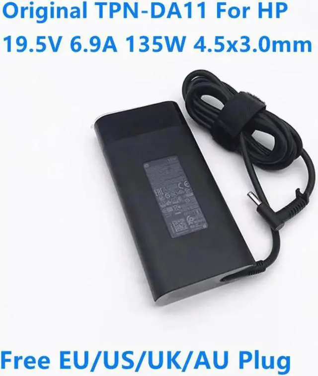 Main image of 19.5V 6.9A 135W TPN-DA11 TPN-CA13 L15534-001 AC Adapter for HP Spectre 15-df0000 x360 Pavilion Gaming 15 Laptop Charger