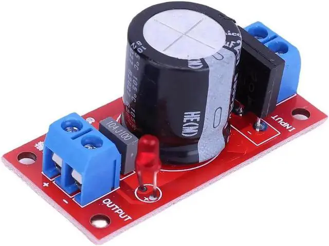 Main image of AC To DC Transformer Rectifier Filter Power Supply Board 8A AC To DC Single Power Supply Board Power Rectifier Filter Board(8A with LED)