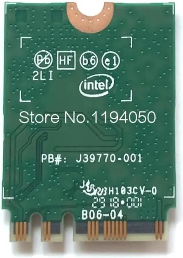 Alt view image 3 of 3 - For Killer 1550 intel 9260 9260NGW NGFF 1730 Mbps WiFi + Bluetooth 5.0 802.11ac Card