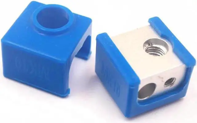 Main image of Funssor 1 pc MK10 Silicone Socks instead ceramic insulation for Wanhao i3 QIDI TECH Flashforge SILICONE HEATER BLOCK COVER