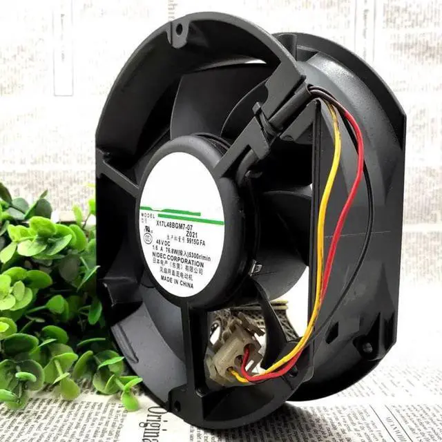 Alt view image 2 of 3 - The x17L48BGM7-07 48V 1.6A 17251 S quiet 3 Line Big Wind Fan