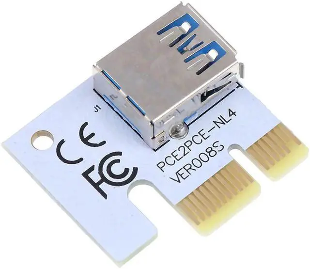 Alt view image 6 of 6 - USB 3.0 PCI-E 1X to 16X Graphics Extension Cable Mining PCI-E Extended Line Card Adapter for PC Computer Extension Cable Supply