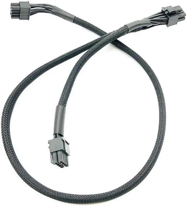 Alt view image 2 of 6 - 18AWG Wire CPU 8Pin Male to Dual 8Pin (6 2) Male PCI-E Video Graphics Card Modular Power Cable GPU Power Extension Cable