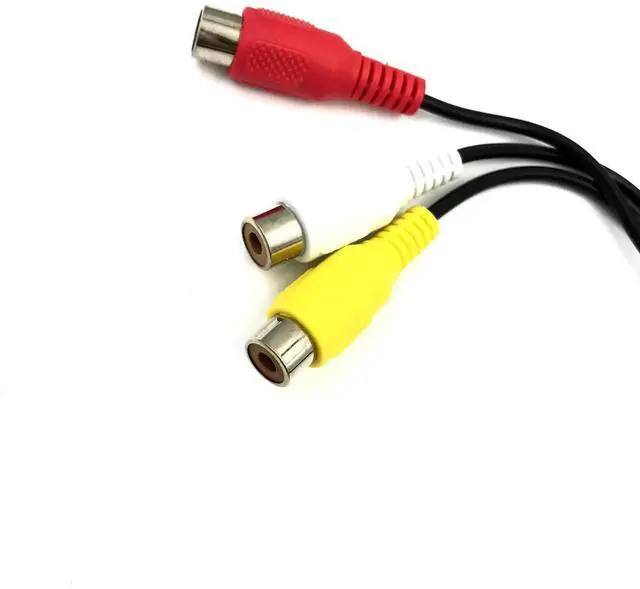Alt view image 2 of 4 - USB Male to 3RCA RGB Female AV Audio Video Composite Cable Cord Adapter Converter Connector Component Lead RCA Cable