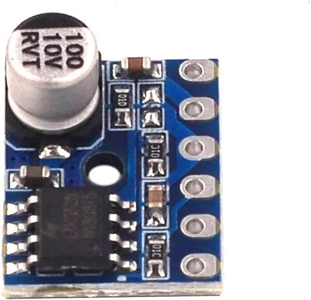 Main image of 5128 Digital Power Amplifier Board Mono 5W Class D Audio Power Amplifier DC2.5-5.5V Low Distortion Low Noise for USB Speakers