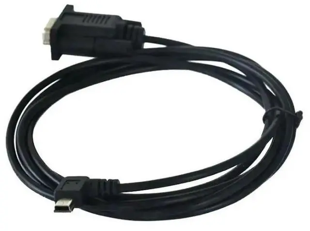 Alt view image 3 of 5 - Angled Mini USB 2.0 Male to RS232 DB9 9Pin Female Adapter Extension Cable 6Ft 1.8m
