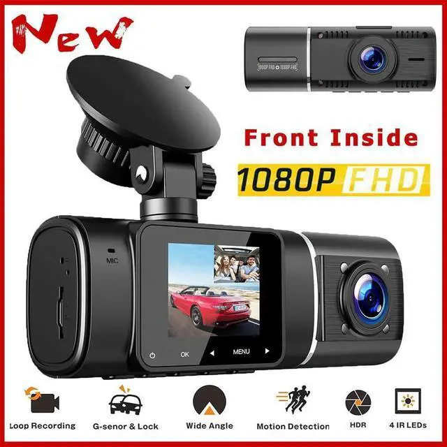 Main image of 1.5 Inch LCD Dual Dash Cam FHD 1080P IR Night Vision Car DVR Driving Recorder