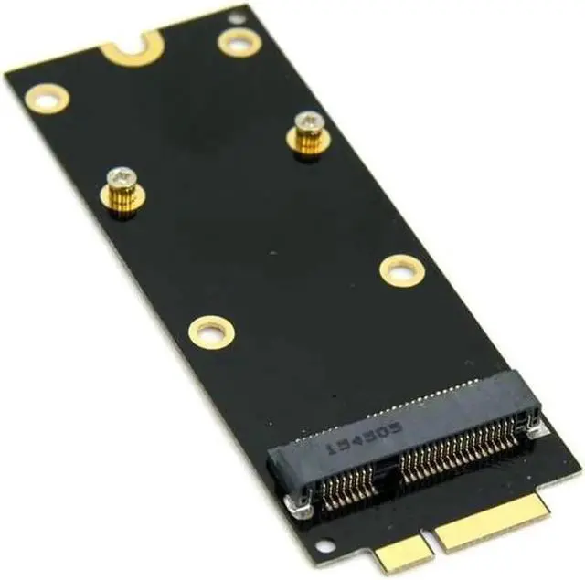 Alt view image 3 of 4 - Great-Q mSATA SSD to 2012 Macbook Pro Retina iMac A1398 MC975 MC976 17+7pin SSD Convertor Adapter riser card adaptator