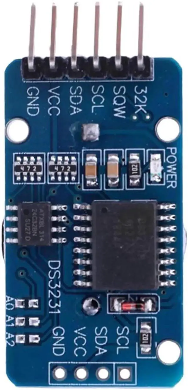 Main image of DS3231 High Precision Clock Module IIC AT24C32 RTC Real Time Clock Module 3.3-5.5V without Battery Compact Size