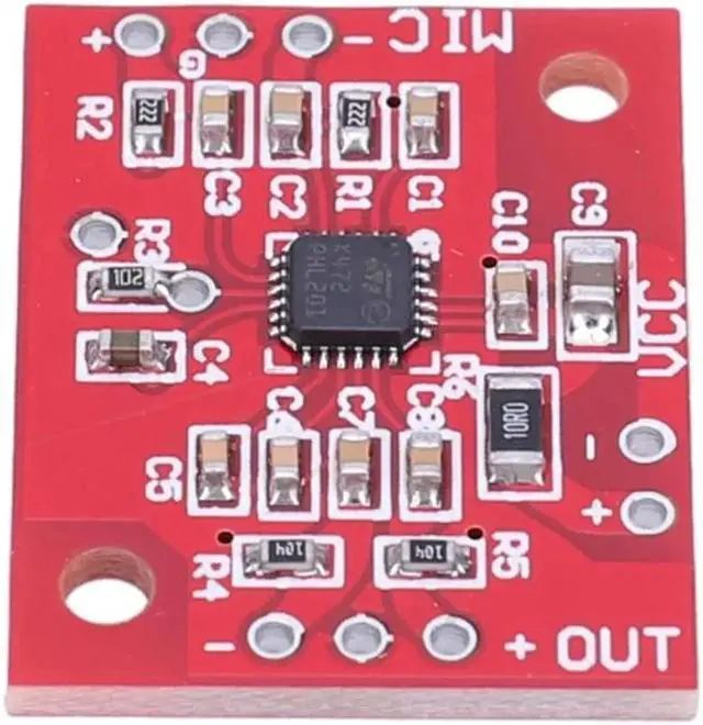 Main image of K472 Electret Microphones AMP Adjustable High Gain Replace MAX9812 Acoustic Effect Pre-Amp Amplifier DIY Electronic Components