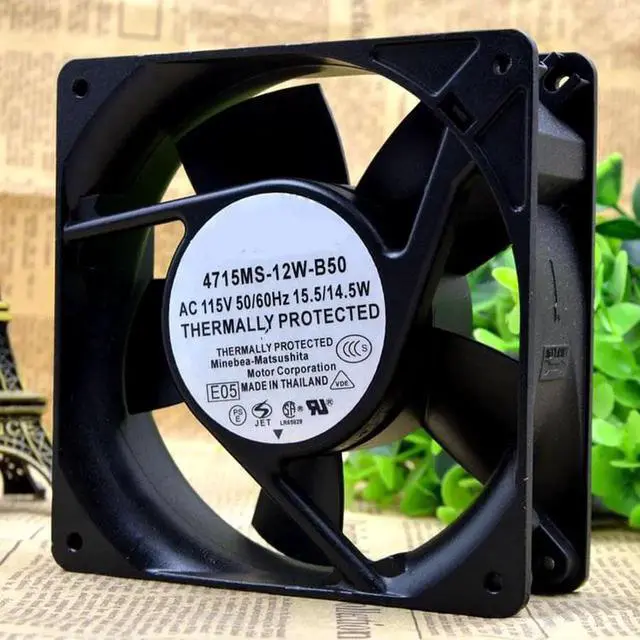 Main image of 4715MS-12W-B50115V 12cm aluminum box fan
