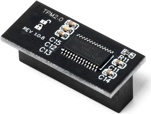 Main image of NUHFUFA TPM2.0 Security Module 20-Pin-LPC(20-1) Pin Support DDR4 RAM Remote Card Compatible for A S U S, Updated Win11 System MR 2.0 Trusted Platform Protection Module