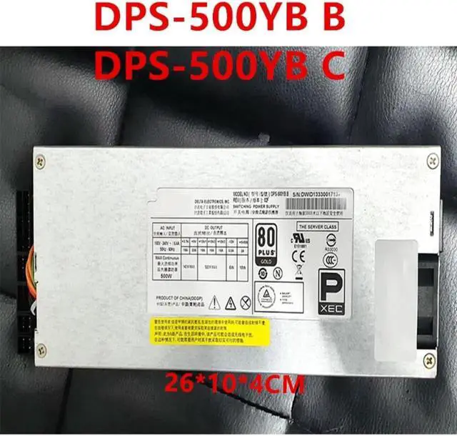Alt view image 6 of 6 - Almost PSU For DPS Full Modullar 80plus Gold M99V3 M99S Big 1U 500W Switching Power Supply DPS-500YB B DPS-500YB C
