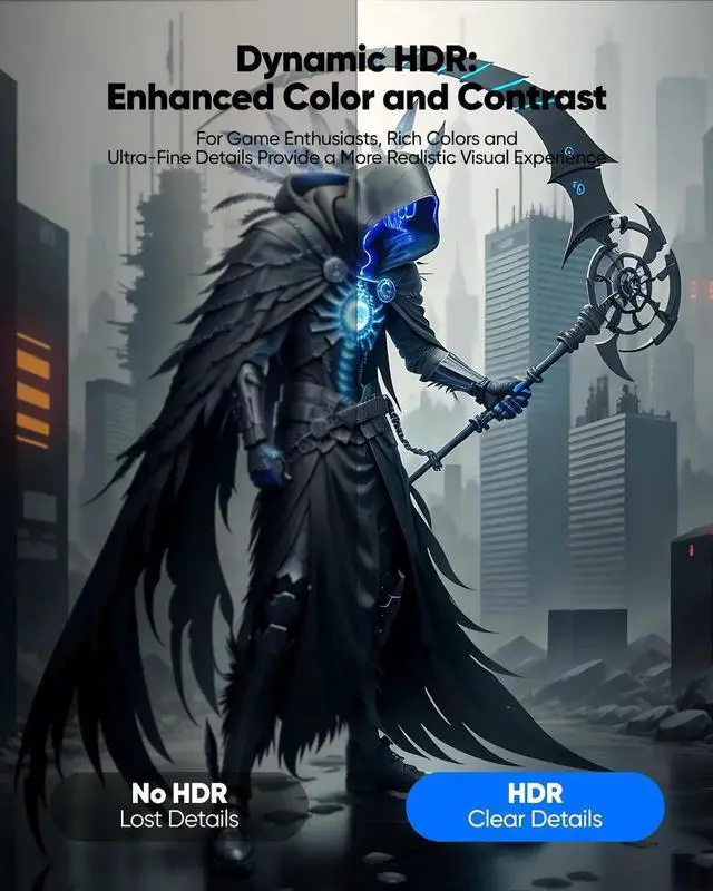 Alt view image 3 of 7 - 8K DisplayPort Cable 8FT DP Cable Display Port to Display Port 1.4 8 Feet (8K@60Hz 4K@144Hz 2K@240Hz 32.4Gbps Dynamic HDR 3D HDCP2.2) for Monitor Graphics Card PC Laptop