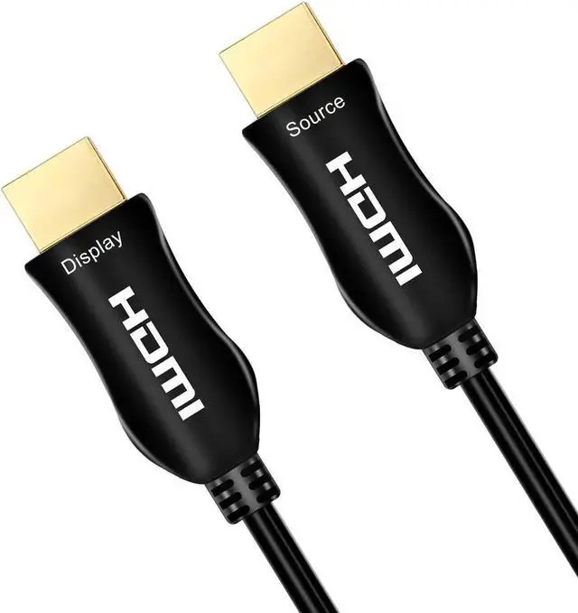 Alt view image 2 of 4 - 4K Fiber Optic HDMI Cable 200 Feet 62 Metre Work on Full 4K 60Hz HDR HDCP 2.2 1440p 144Hz 18Gbps High Speed Ultra HD Directional Active Cord Compatible for -TV Ps4 Xbox