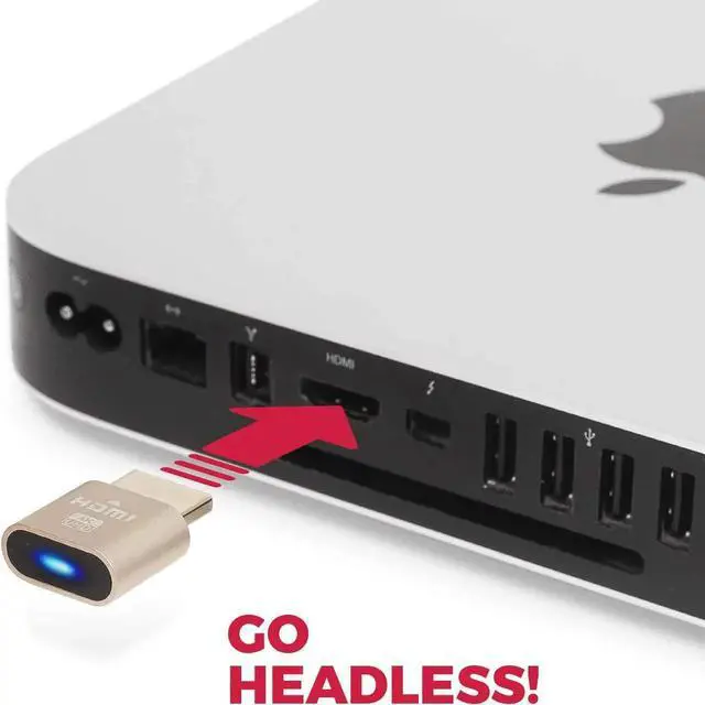 Alt view image 6 of 6 - 4K HDMI Dummy Plug - Virtual Monitor Display Emulator Headless Display Adapter Supports up to 3840x2160@60Hz 1080@120Hz DVI EDID Emulator (6 Pack)