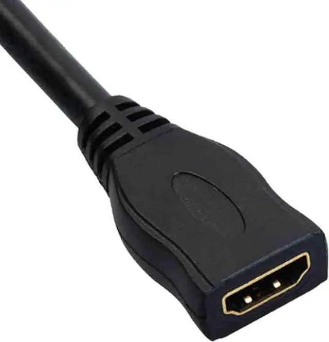 Alt view image 3 of 5 - Bi-Directional HDMI Female to DVI-D(24+1) Male Adapter 1080P DVI to HDMI Conveter (1 Black)