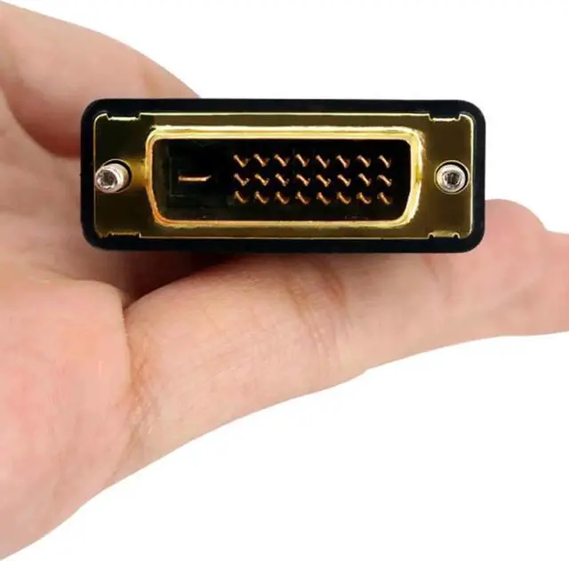 Alt view image 5 of 5 - Bi-Directional HDMI Female to DVI-D(24+1) Male Adapter 1080P DVI to HDMI Conveter (1 Black)