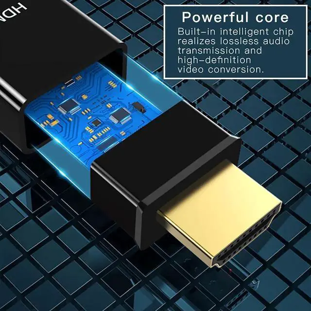 Alt view image 3 of 7 - 4K DisplayPort to HDMI 6 Feet Cable Uni-Direction DP 1.2 Computer to HDMI 1.4 Screen Cable Compatible with HP ThinkPad AMD NVIDIA Desktop and More