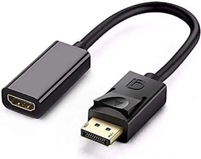 Main image of DisplayPort to HDMI Adapter Portable Transmits HD Audio and Video Supports 1920x1200 / 1080P Gold-Plated Connectors