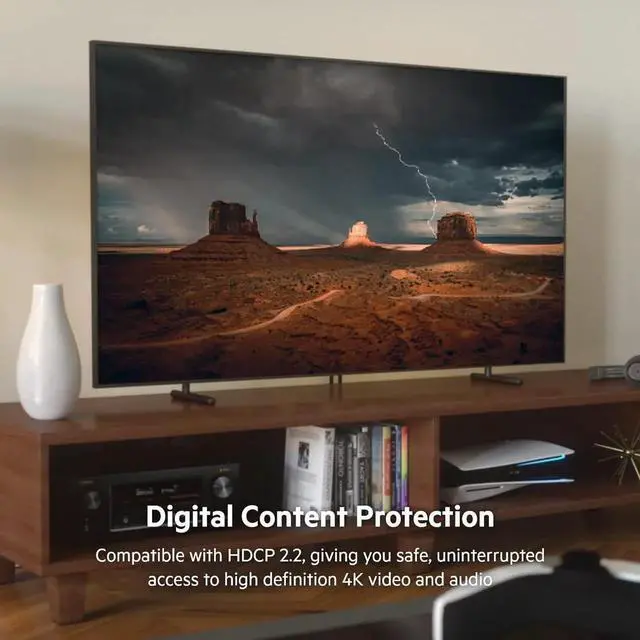 Alt view image 2 of 7 - HDMI to DisplayPort Adapter DisplayPort 1.2 to HDMI 2.0 Converter - Compatible with 4K 60fps HDR & HDR10 Monitors Projectors and HDTVs - Uni-Directional DisplayPort to HDMI Adapter Cable