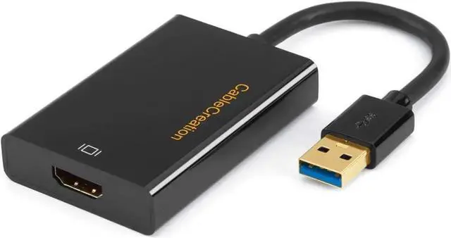 Main image of USB 3.0 to HDMI Adapter with DisplayLink USB External Display Graphics Adapter Compatible with Windows 11 10 and macOS Black